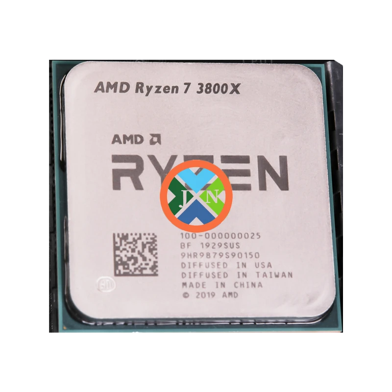 Processador de CPU AMD Ryzen 7, R7 3800X, 3,9 GHz, 8 núcleos, Dezesseis thread, 7NM, L3 = 32M, 100-000000025, Soquete AM4