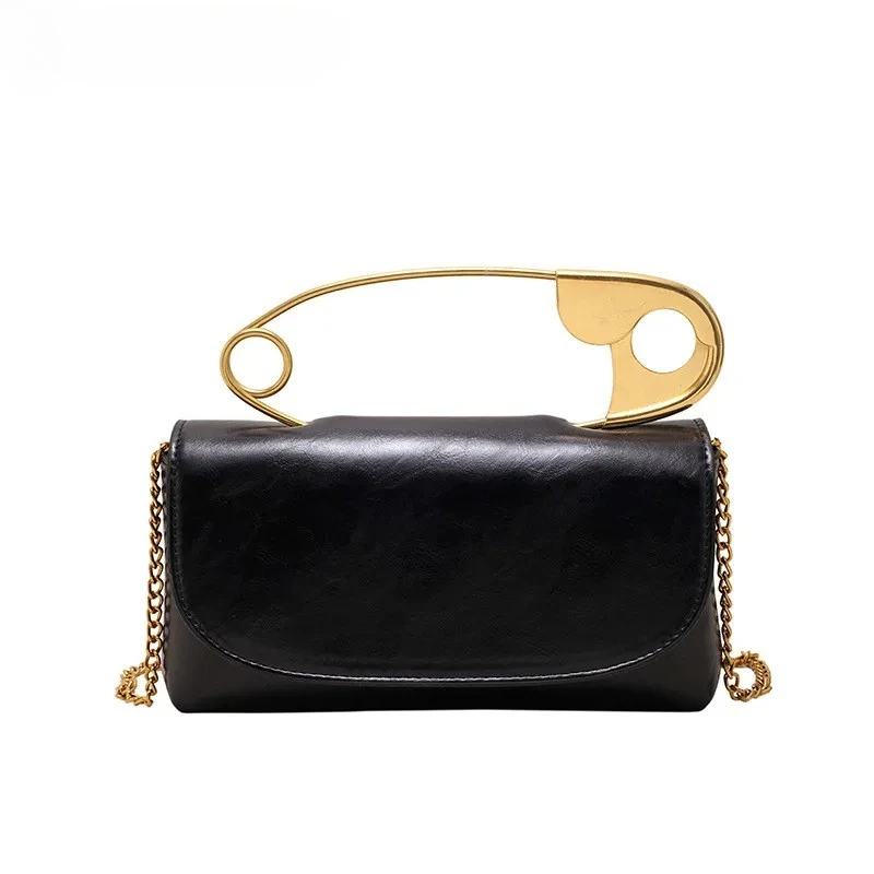 

PU Leather Handbag for Women Designer Chains flap Shoulder Bag Fashion Party Clutch Bags Purse Mini Crossbody Female Tote bolsa