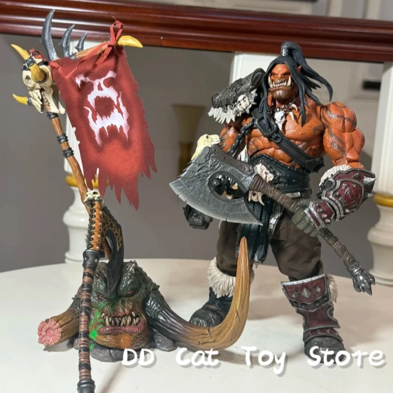 متوفر في المخزون ألعاب البطل الأصلية 1:10 نجاح باهر جروماش هيلسكريم أغنية الحرب القبلية زعيم كبير Orc المحارب تحصيل عمل الشكل