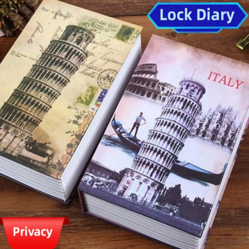 Dizionario regalo per studenti Mini Safe Box Book Hidden Secret Key Lock Coin Bank Card Jewellery diario privato Storage Password Locker