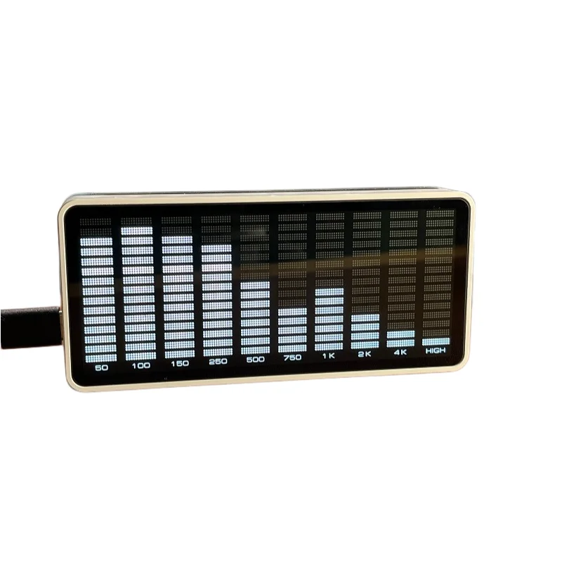 AK1016 LED الموسيقى الطيف LED مؤشر مستوى الصوت لاقط إيقاع مكبر للضوء VU متر لمشغل السيارات مصابيح الغلاف الجوي