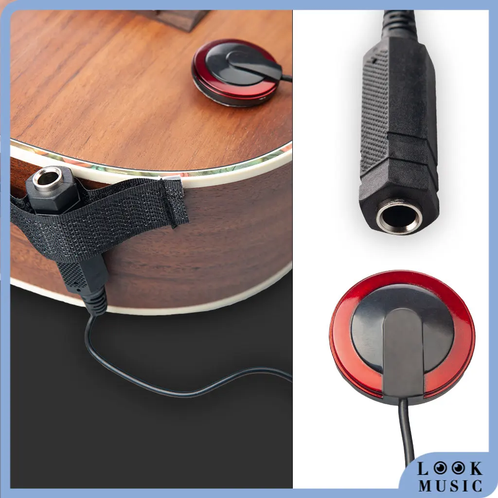 

LOOK Contact Microphone Piezo Pickup Violin Microphone Pickup Cello Banjo Ukulele Mandolin Guitar Microphone Pickup 1/5 Sets