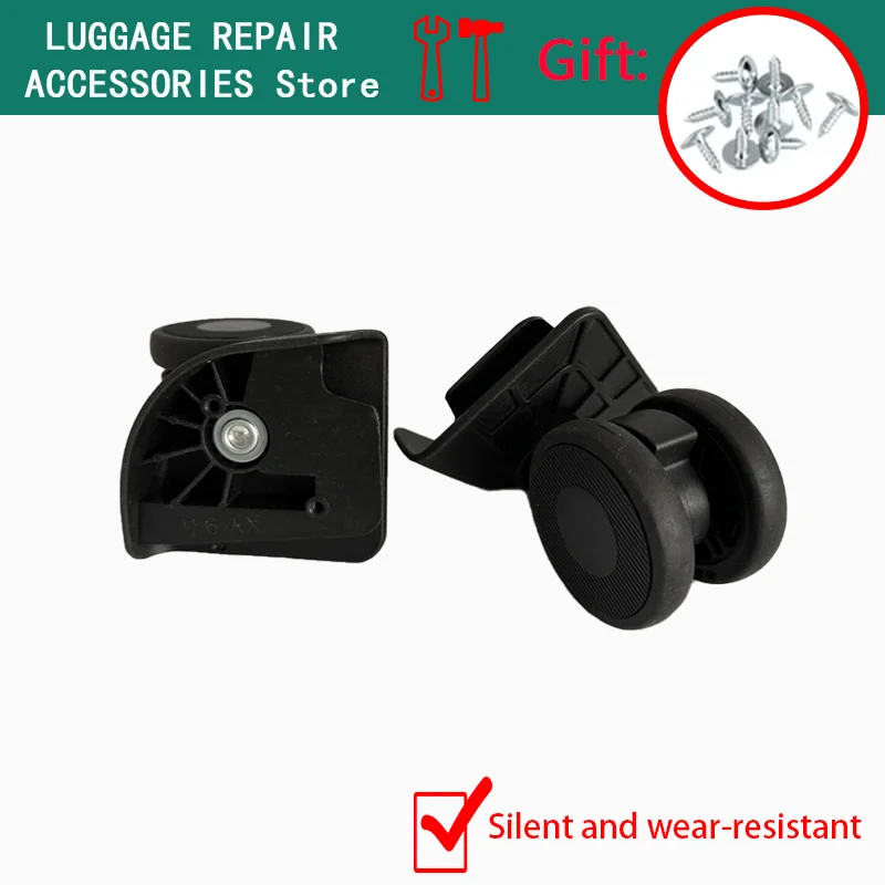High-Quality Suitcase Accessories Shock-Absorbing Ultra-Quiet Ultra-Wear-Resistant Universal Wheels Pole Cases Wholesale Wheels
