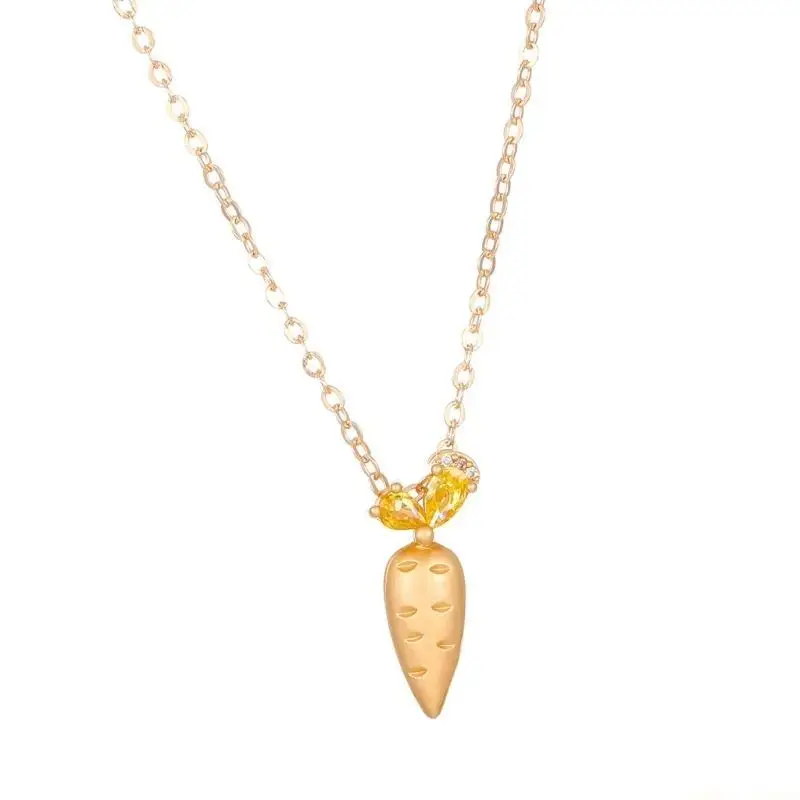 31BF Necklace With Openable Pinecone Pendant Unique Crosses And Pinecone Necklace Elegant Collarbone Chain for Trendsetters