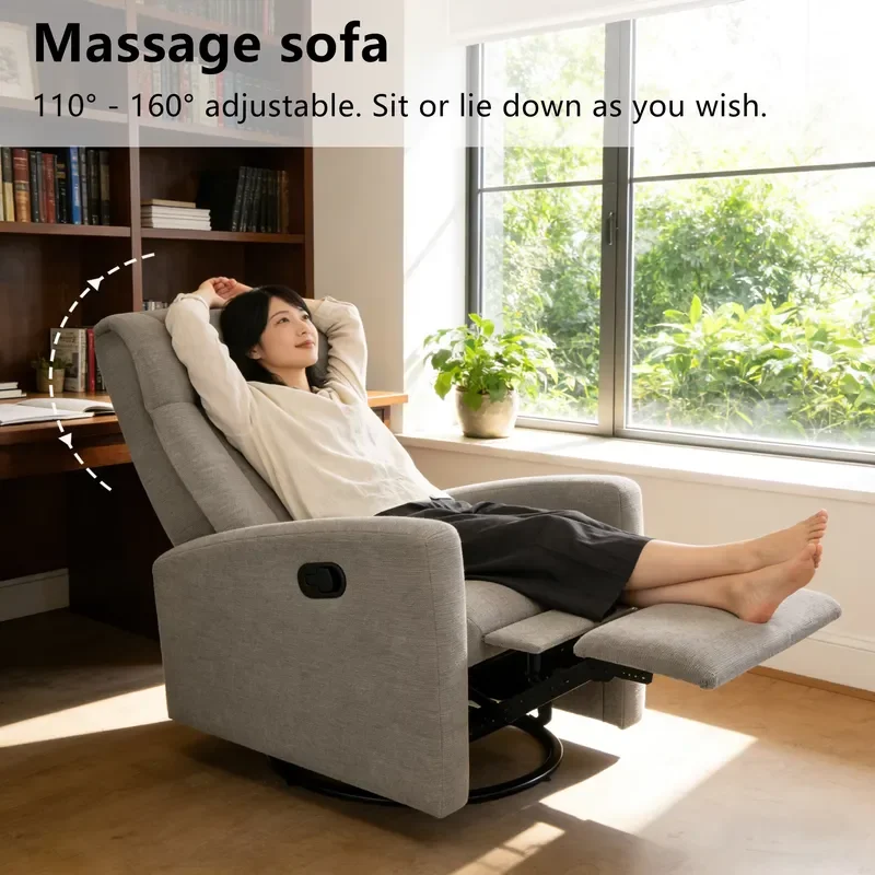 Electric Massage Sofa Single Rocking Chair Functional High Quality Leisure Recliner Design Customized By Powerful