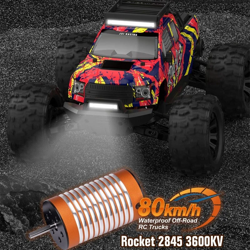 2.4g Full Proportional รีโมทคอนโทรล Professional Rc สี่ล้อไดรฟ์มอเตอร์ไร้แปรงความเร็วสูง Off-Road Drift Racing รถ