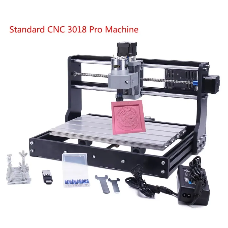 3018 PRO 300x180mm Desktop CNC Router Laser Engraver 1W-20W GRBL Control 3 Axis Wood Metal PCB Milling Cutting Machine