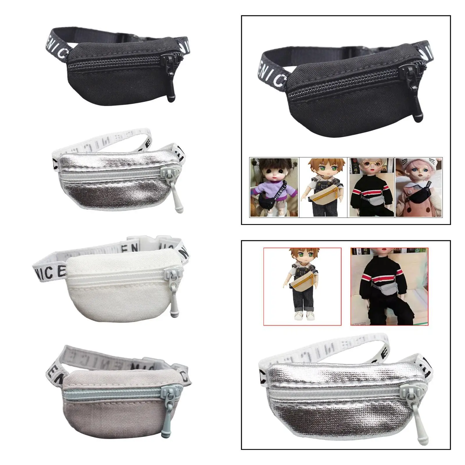 1:6 1:12 ドールクロスボディファニーパックモデルジオラマ風景DIYプロジェクトドールハウスアクションフィギュア妖精の庭用マイクロランドスケープ