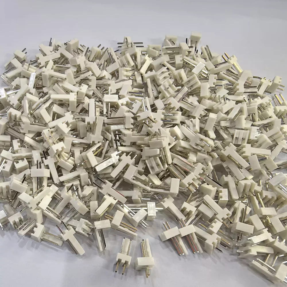 50PCS KF2510 2510-2A 2510-2AW 2Pin 2.54mm Straight Vertical Male Terminal Connector