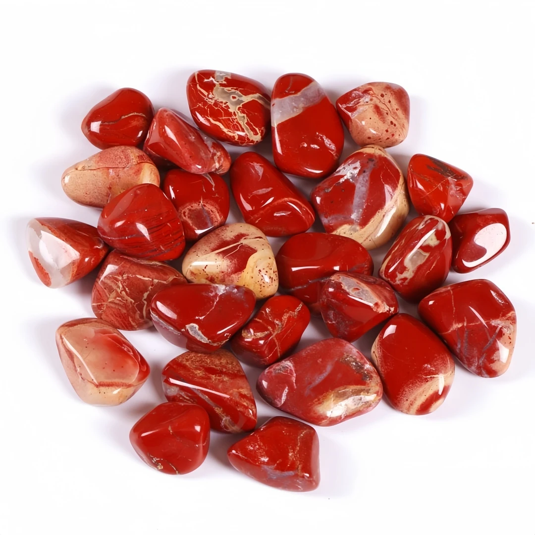 Pierres roulées en jaspe rouge naturel 40g/120g/240g, cristaux de guérison polis en vrac pour le Reiki, la méditation et la décoration intérieure