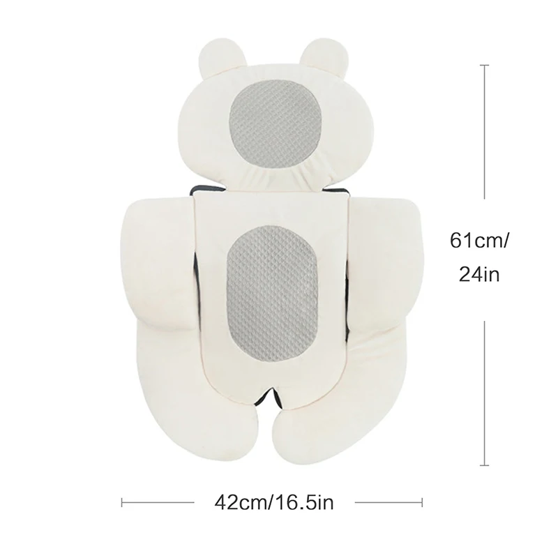 وسادة مقعد لعربة الأطفال على الوجهين، وسادة مقعد آمنة سميكة ودافئة، عربة أطفال عالمية، سلة يد، ملحقات عربة الأطفال #6