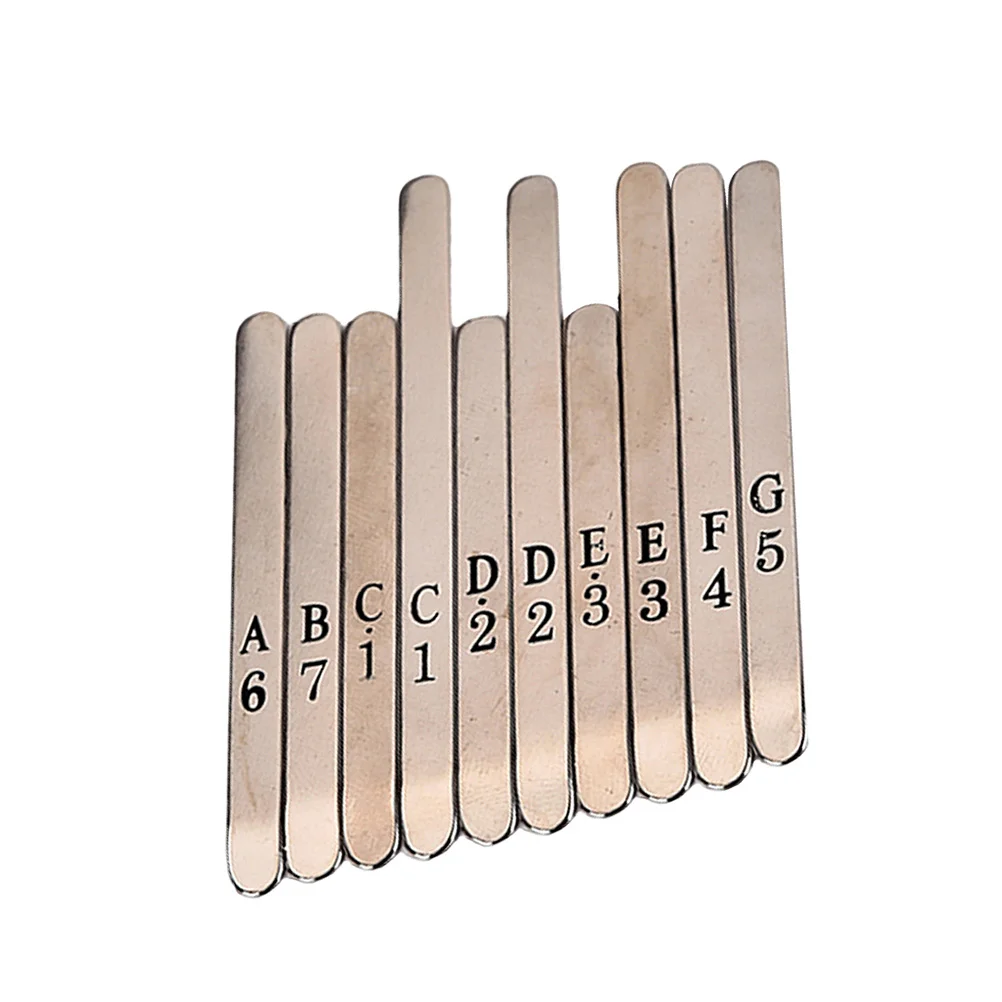 

1Set Professional Steel Key for Kalimba Thumb Piano 10 Note Replacement Metal Music Instrument Part Lightweight Carry Silver