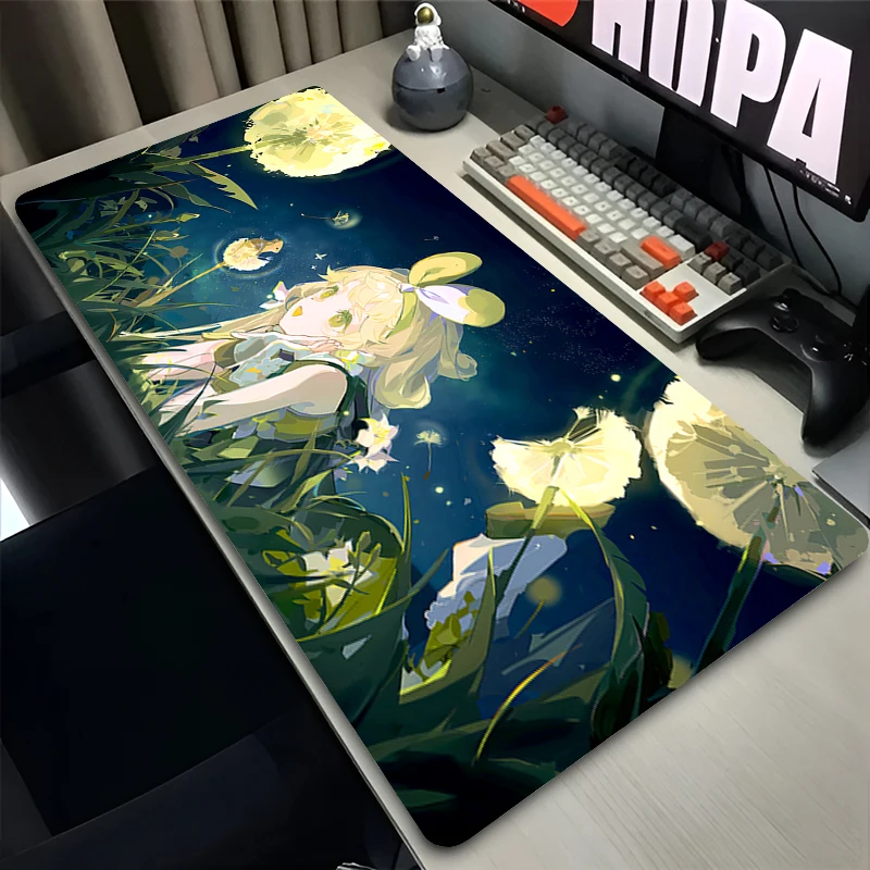 

Mouse Pad Laptop Anime Extended Desktop Mat Computer Gamer HD Mousepad PC Gaming Accessories Wuthering Waves Verina Keyboard Pad