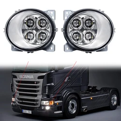 ONE PAIR LED FOG LIGHT FOR SCANIA P G R T SERIES LED DAYTIME RUNNING LAMP DTRL DRIVER SIDE LH RH SCA392 / SCA393 1931614/1931613