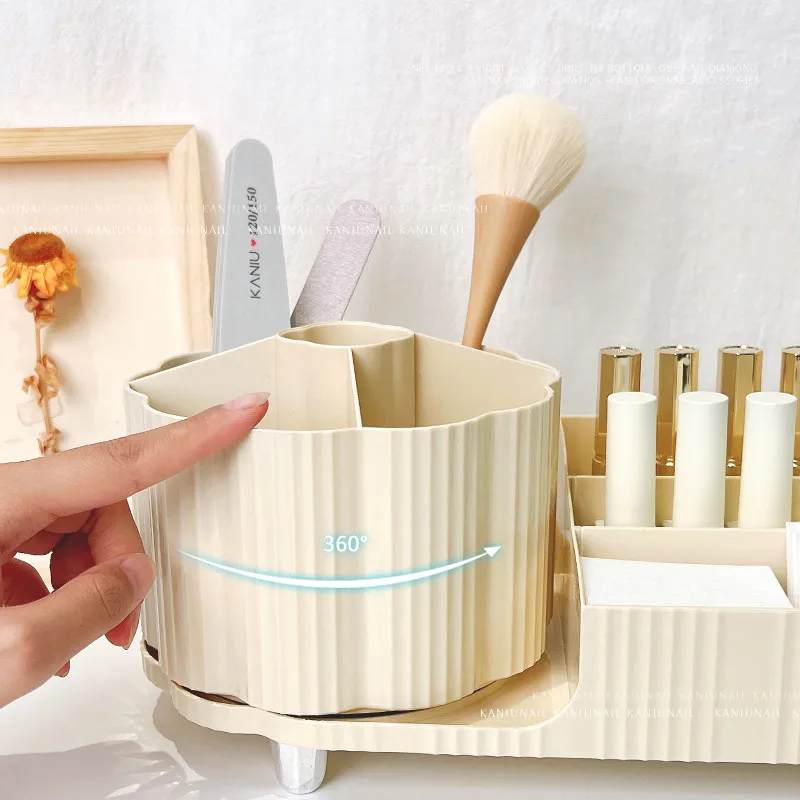 เล็บพลาสติกคอนเทนเนอร์เจล Polish Remover ทําความสะอาดผ้าฝ้าย Swab กล่องเก็บเล็บเครื่องมือกล่องเก็บ