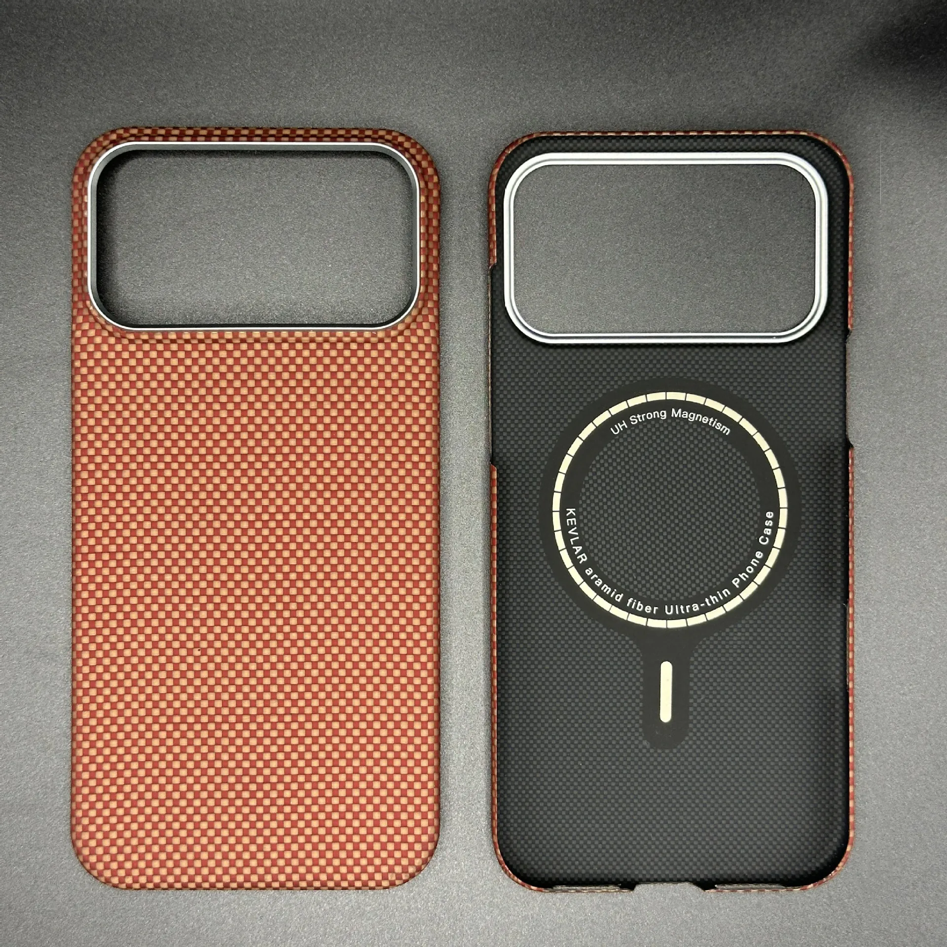 

Арамидный чехол из углеродного волокна для iPhone 17 Pro Max/17 Pro, ультратонкий легкий чехол, совместимый с MagSafe