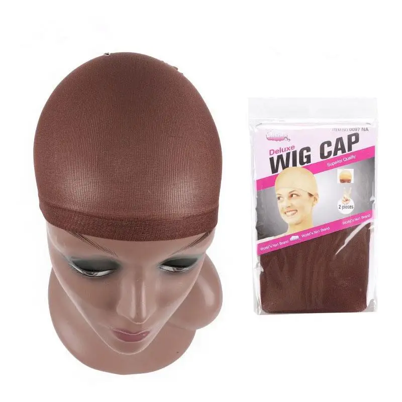 Stretch Mesh Snood Hair Net Stocking Cap Elastic Liner Mesh For Making Wigs Wig Cap Wig Nets Mesh Net Wig Caps With Closed End