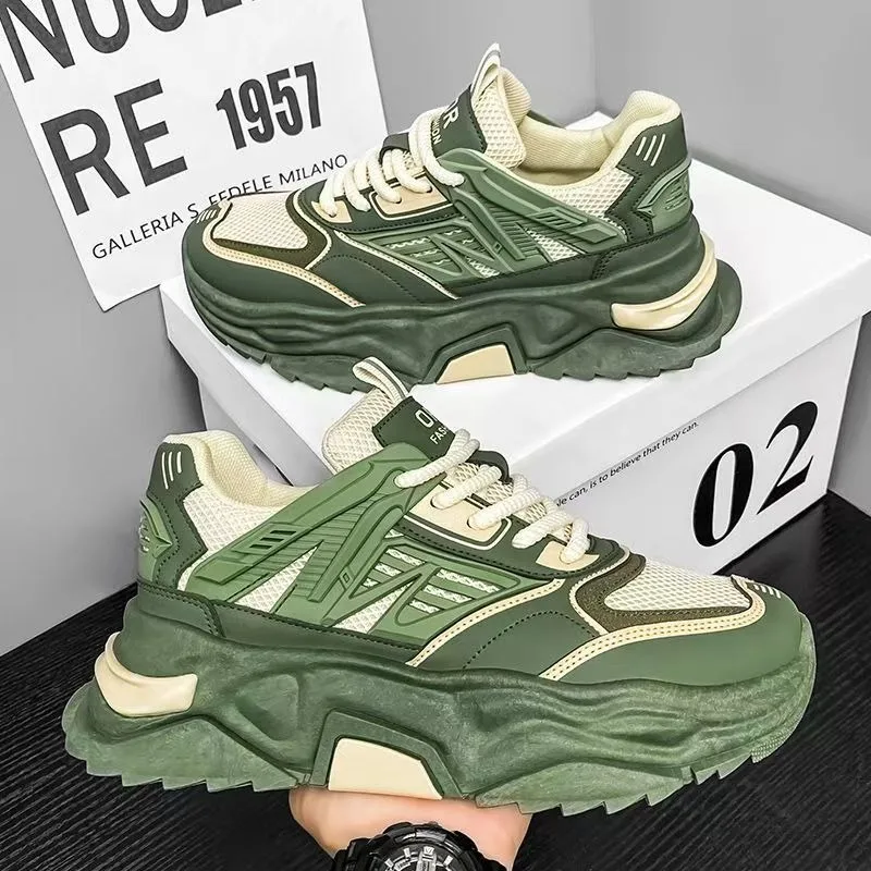 

Мужская обувь, модные дышащие кроссовки на толстой подошве и мягкой подошве, модная повседневная спортивная мужская обувь высокого качества, Zapatillas Hombre