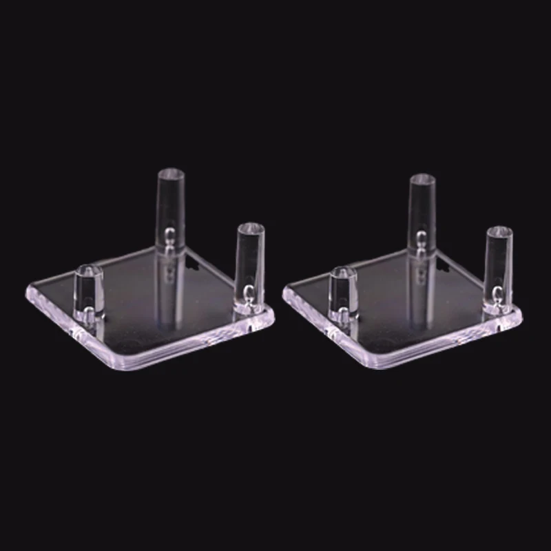 

Набор из 2-х маленьких подставок с тремя ножками для демонстрации: прозрачные пластиковые держатели для минералов, кораллов, геодов, камней, агатов и коллекционных образцов.