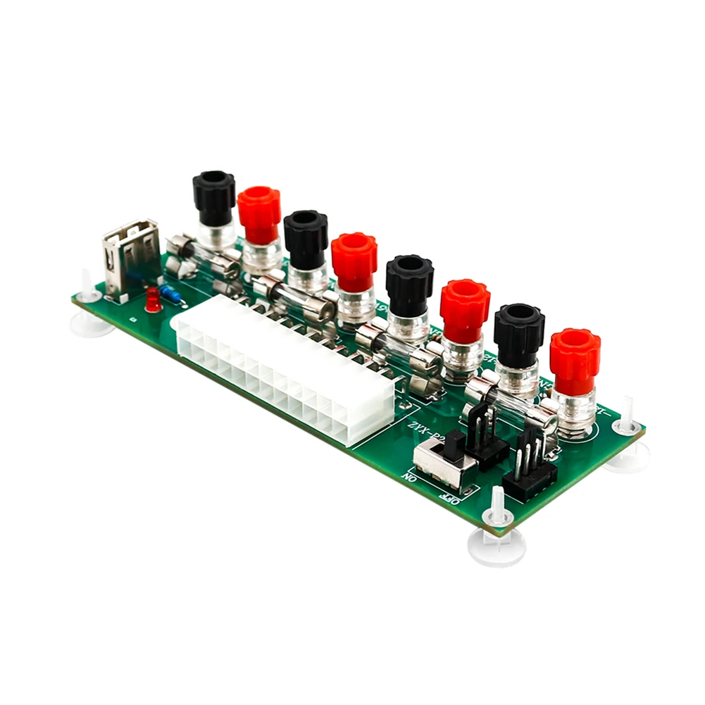 20/24 Pins ATX Power Breakout Modul Adapter 12V 5V 3,3V Computer Netzteil Netzteil für Desktop-Computer