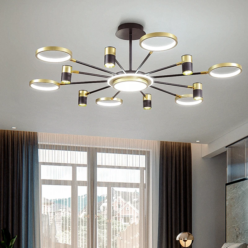 

Living room chandelier modern minimalist light luxury Room lamp atmosphere home 2022 new Nordic creative personality LED lamps