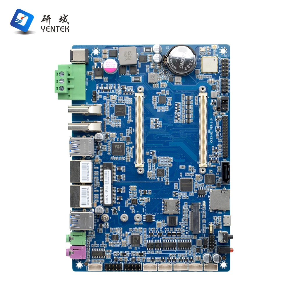 Rockchip RK3399 RK3568B2 4G 2 LAN 2 HD EDP 8 USB ARM اللوحة الرئيسية لافتات رقمية أندرويد 7.1 Ubuntu20.04 Debian10 ARM اللوحة الأم