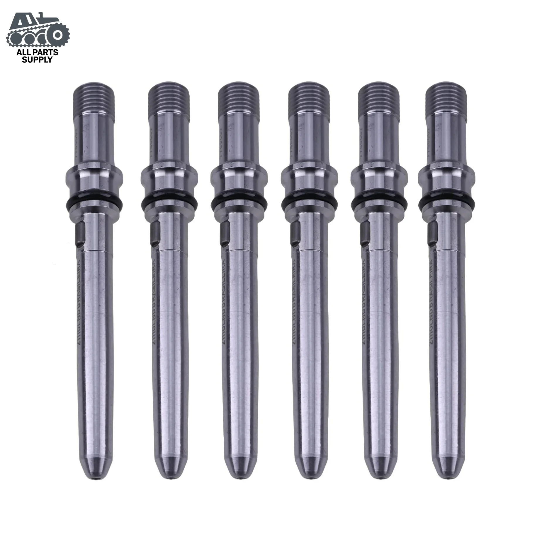 

6PCS Injector Connector Tubes 6754-71-5511 For Komatsu 4D107 6D107 Engine WA200-7