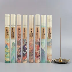 25g/40Pcs Natural Sandalwood Incense Sleep Chinese Home Incense Stick Aroma Indoor Buddha Incense Osmanthus Room Fragrance Rose