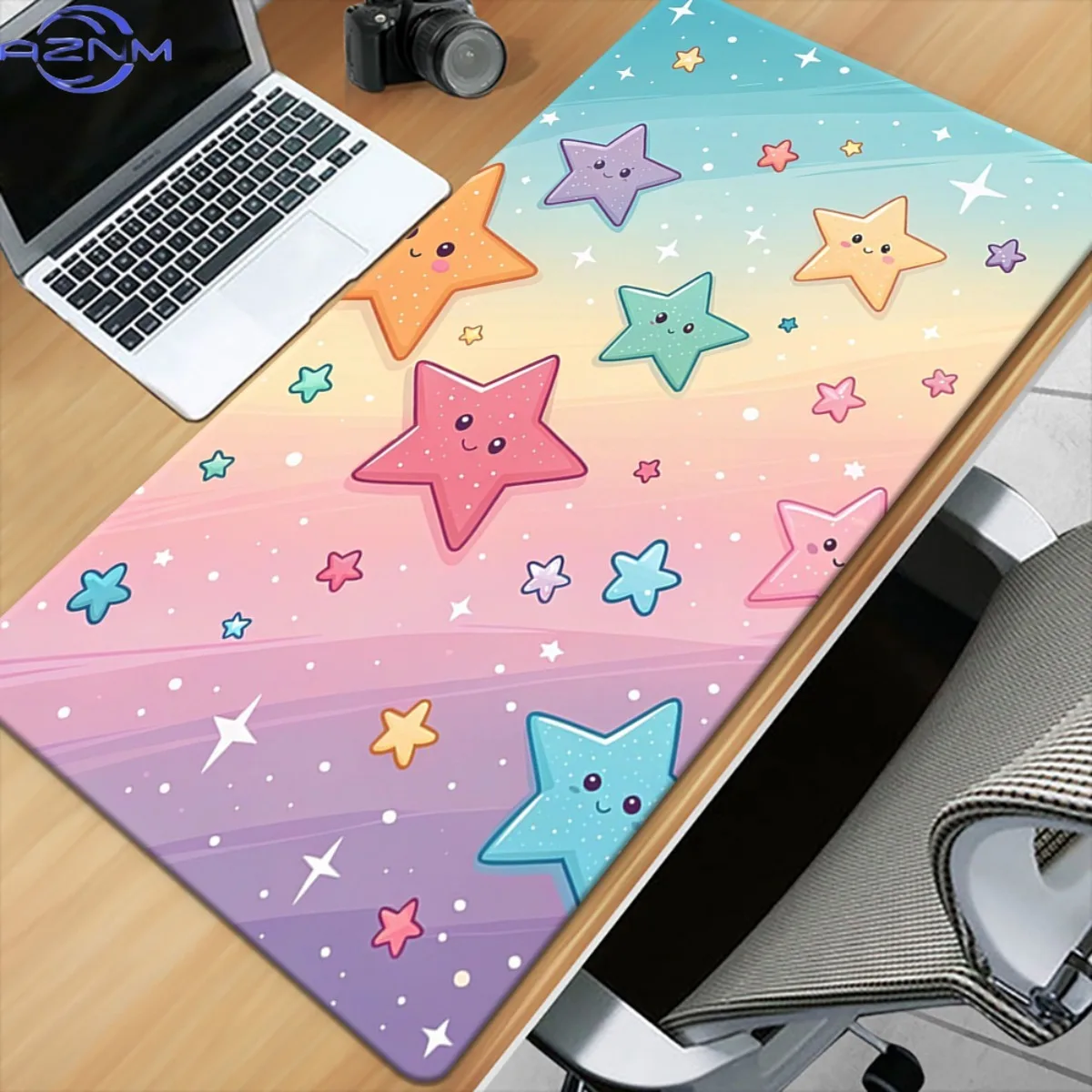 1pc HD Printed Desk Pad Featuring a Star Pattern, a Versatile XXL Mousepad Suitable for Gaming And Office Use, Perfect As a Gift