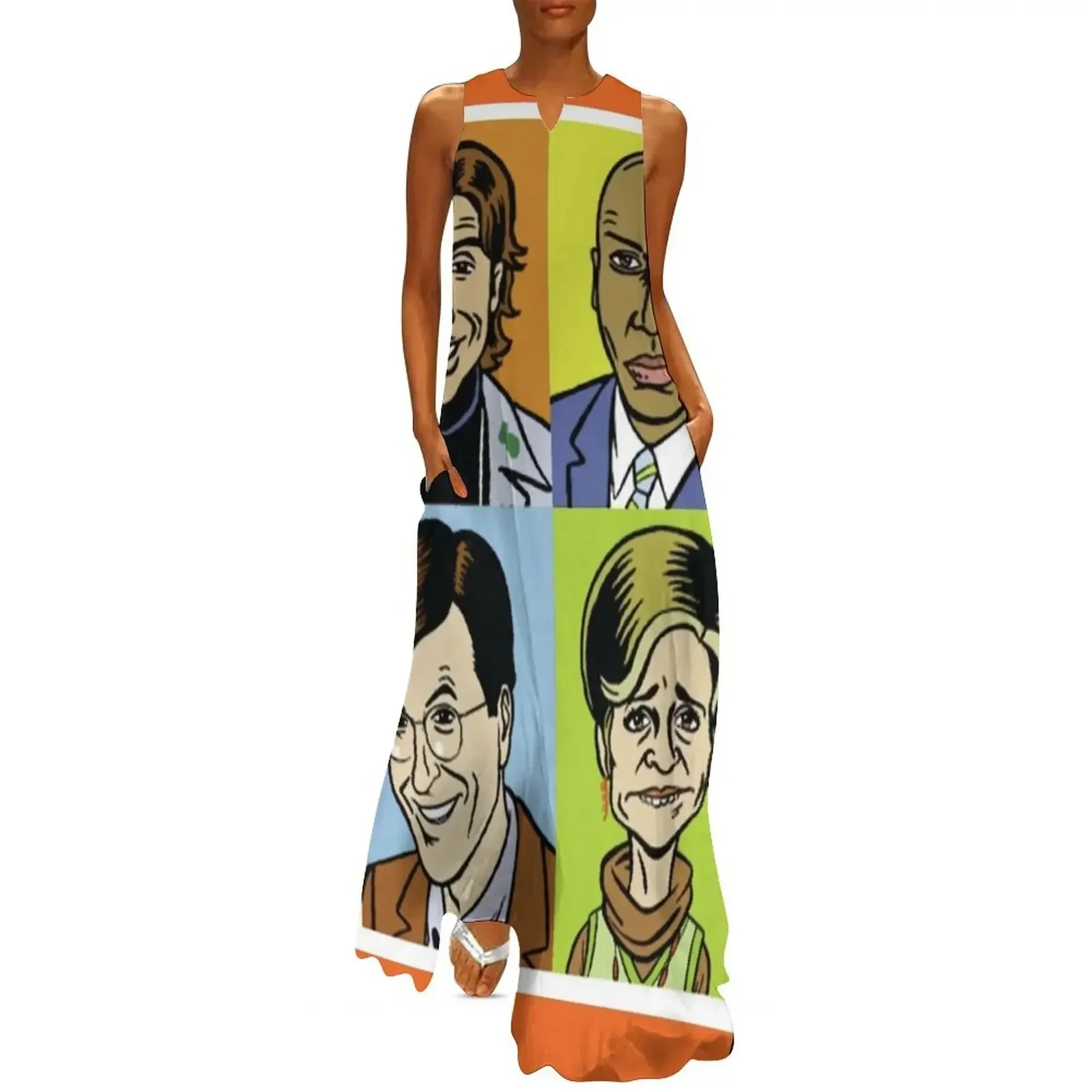 

Strangers With Candy Square Long Dress evening dresses luxury 2025 prom dresses Evening gown Dress