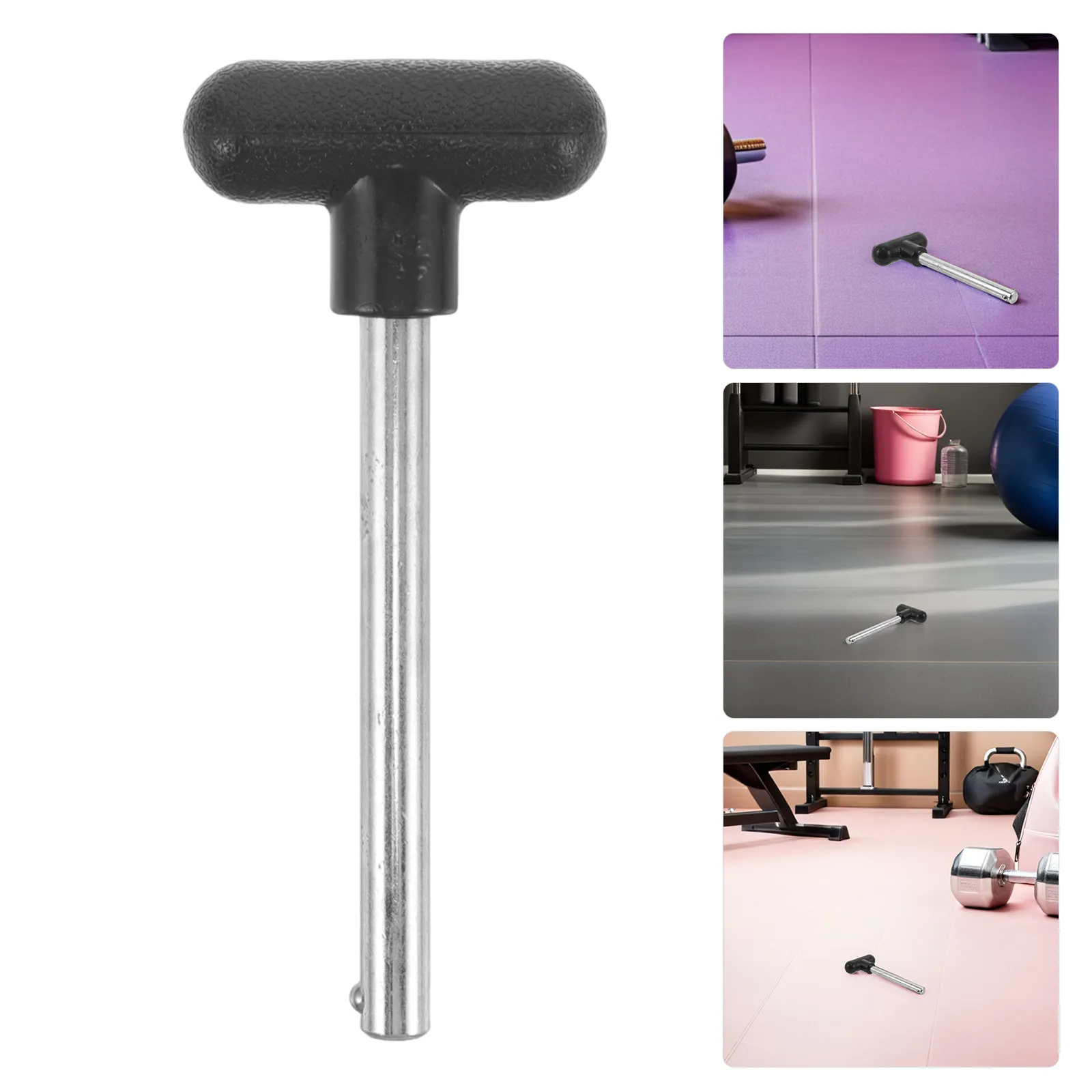 2Pcs Heavy Duty Weight Stack Pin T-Shaped Handle 38Mm Diameter 100Mm Locking Space Gym Machine Selector Pin Replacement for Home
