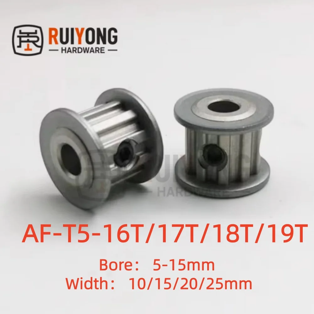 T5-16T/17T/18T/19T Timing Pulley  Bore 5-15mm  Belt Width 10/15/20/25mm
