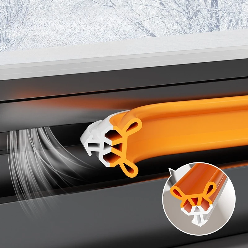 

4M High Quality TPE Window Sealing Strip Flexible Soundproof Weather Stripping Anti Collision Windproof Weatherstrip