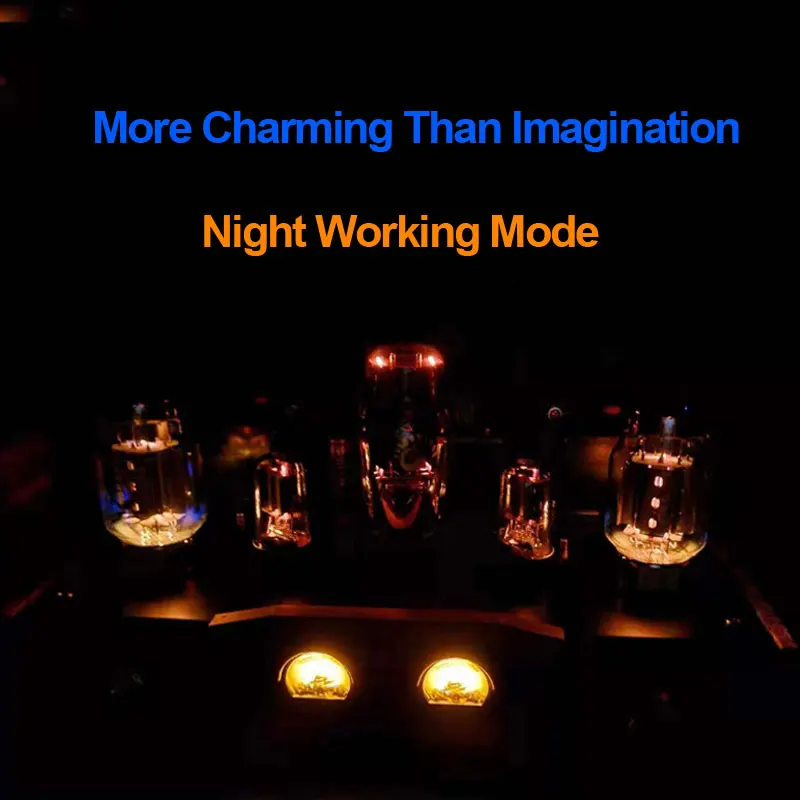 مكبر صوت أنبوبي من Himing Mona LXY ، إصدار خشبي للمنافسيه ، أمبير يدوي نقي أحادي الأطراف HiFi ، طاقة عالية ، KT88