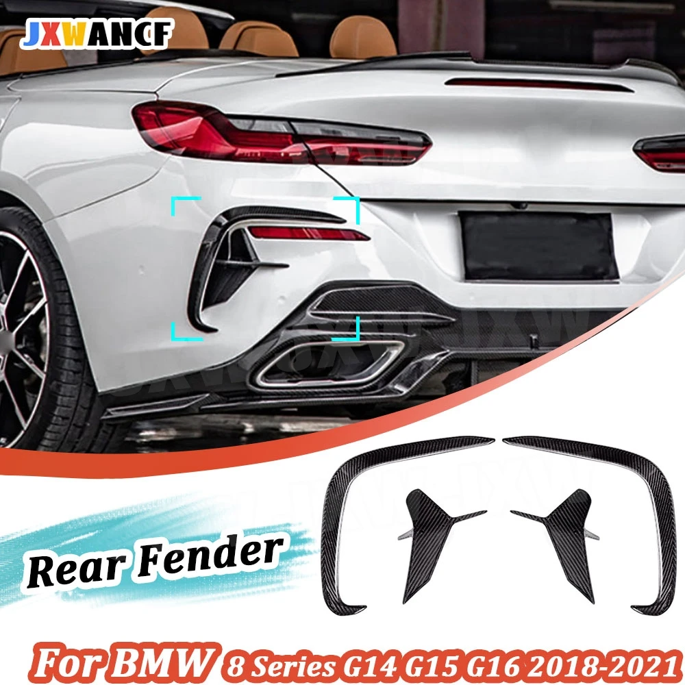 

Накладки на задний бампер и боковые сплиттеры из карбона JXWANCF для BMW 8 серии G14 G15 G16 M Sport 2018-2021, аксессуары