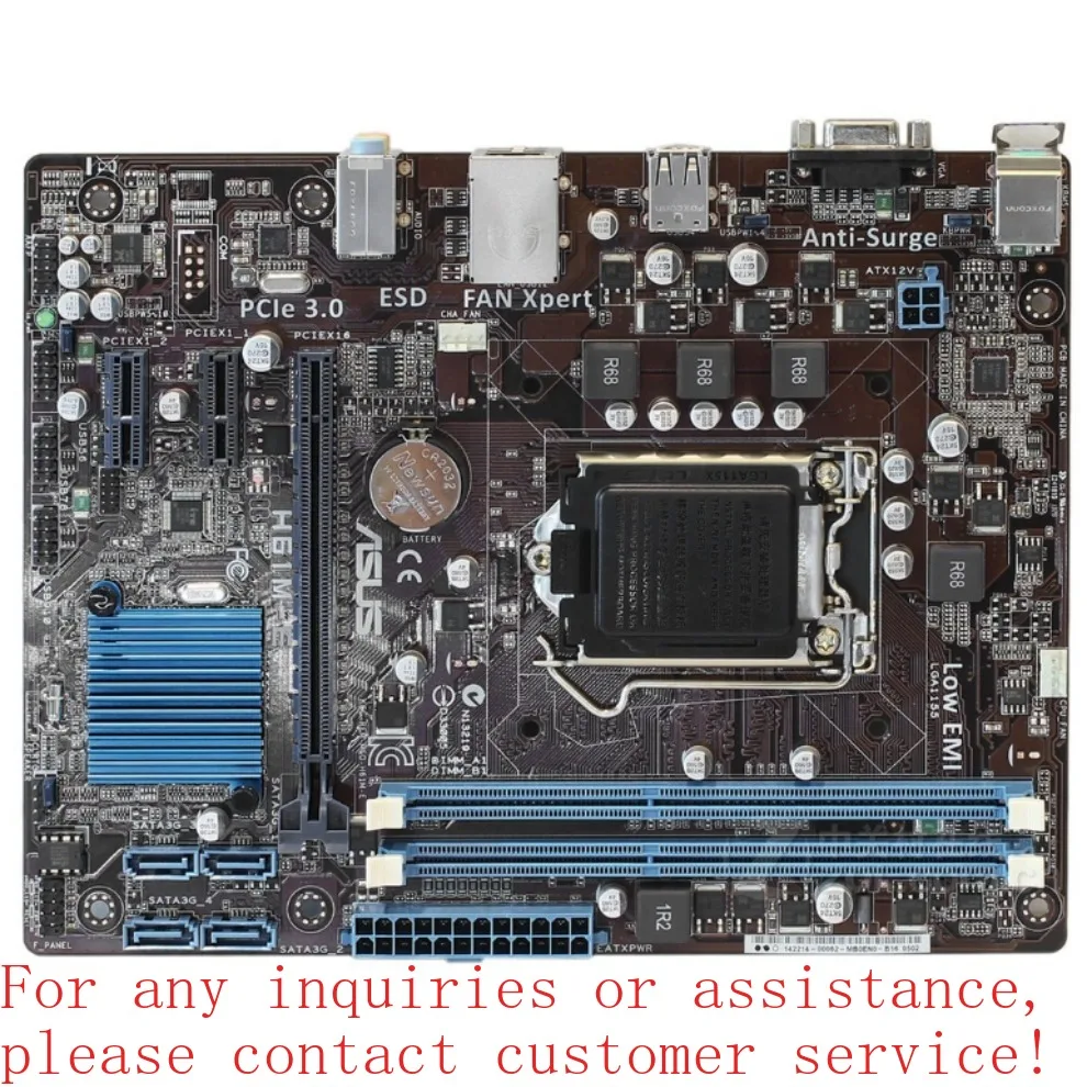 للوحة ASUS H61 الرئيسية Asus/ASUS P8H61-M ASUS H61M-E/K LX3 اللوحة الرئيسية للكمبيوتر المكتبي #1