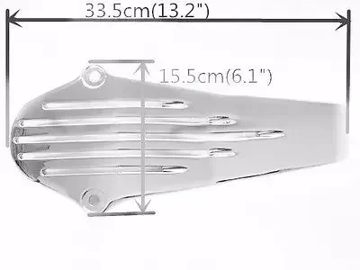 Motorcycle Chrome Skull Drive Shaft Guard Cover for 98-UP VStar V-Star 650 1100 Custom Classic Yamaha