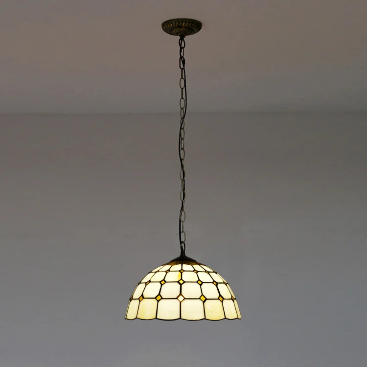 12inch Jewel Tiffany Pendant Light  Dining Room Hanging Lamp Tiffany Stained Glass