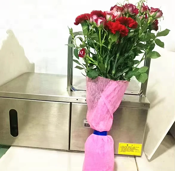 Planting base vegetable packaging machine automatic bundling