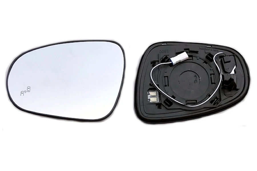 مرايا السيارة لكزس ES ES200 ES250 ES260 ES300 ES350 2012-2018 المرايا باب زجاجي عدسات عاكسة جانبية مع التدفئة العمياء