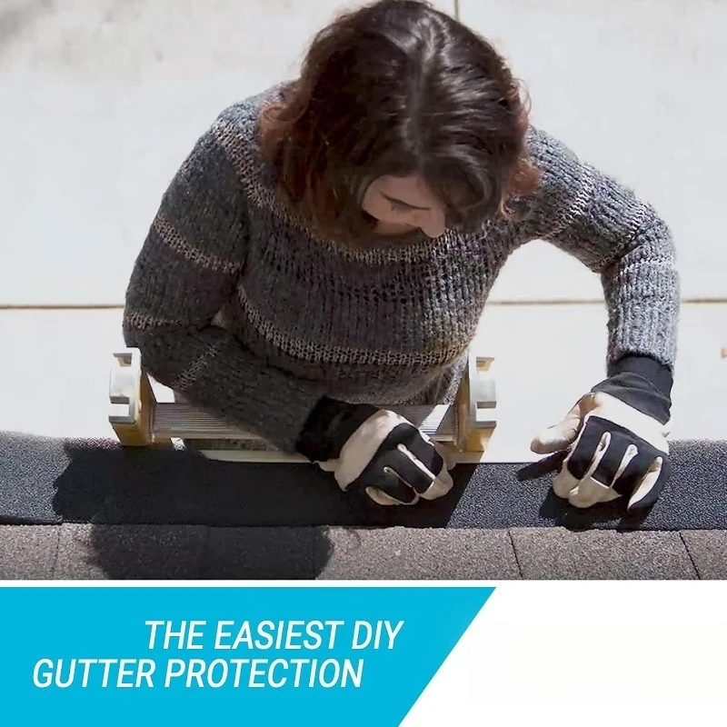 واقي مزراب Pro - حشوة مزراب إسفنجية على طراز K مقاس 6 بوصات مع حماية أوراق دائرية عامة وتركيب سهل بنفسك - GSK632-3