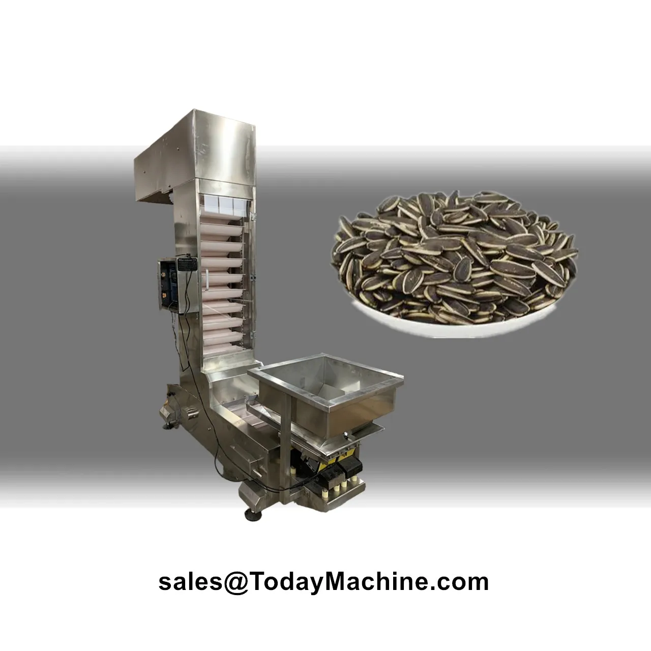 Z Type Grains Bucket Elevator for Coffee Beans Peanut Cashew Nut