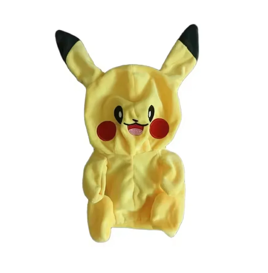 

6 шт./лот, 30 см, милая аниме Пикачу, неопуховая кукла, мультяшная пустая плюшевая игрушка с покемоном, чехол (только кожа, без наполнения)
