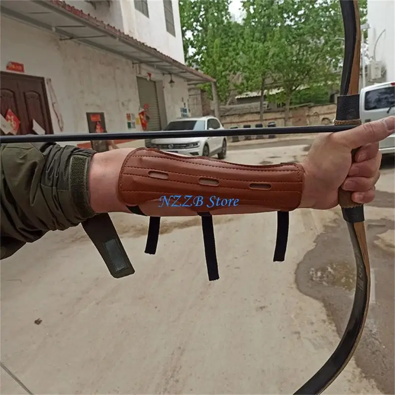 Regulowane rękawice T21F do strzelania z łuku dla dorosłych. Naramienniki z PU