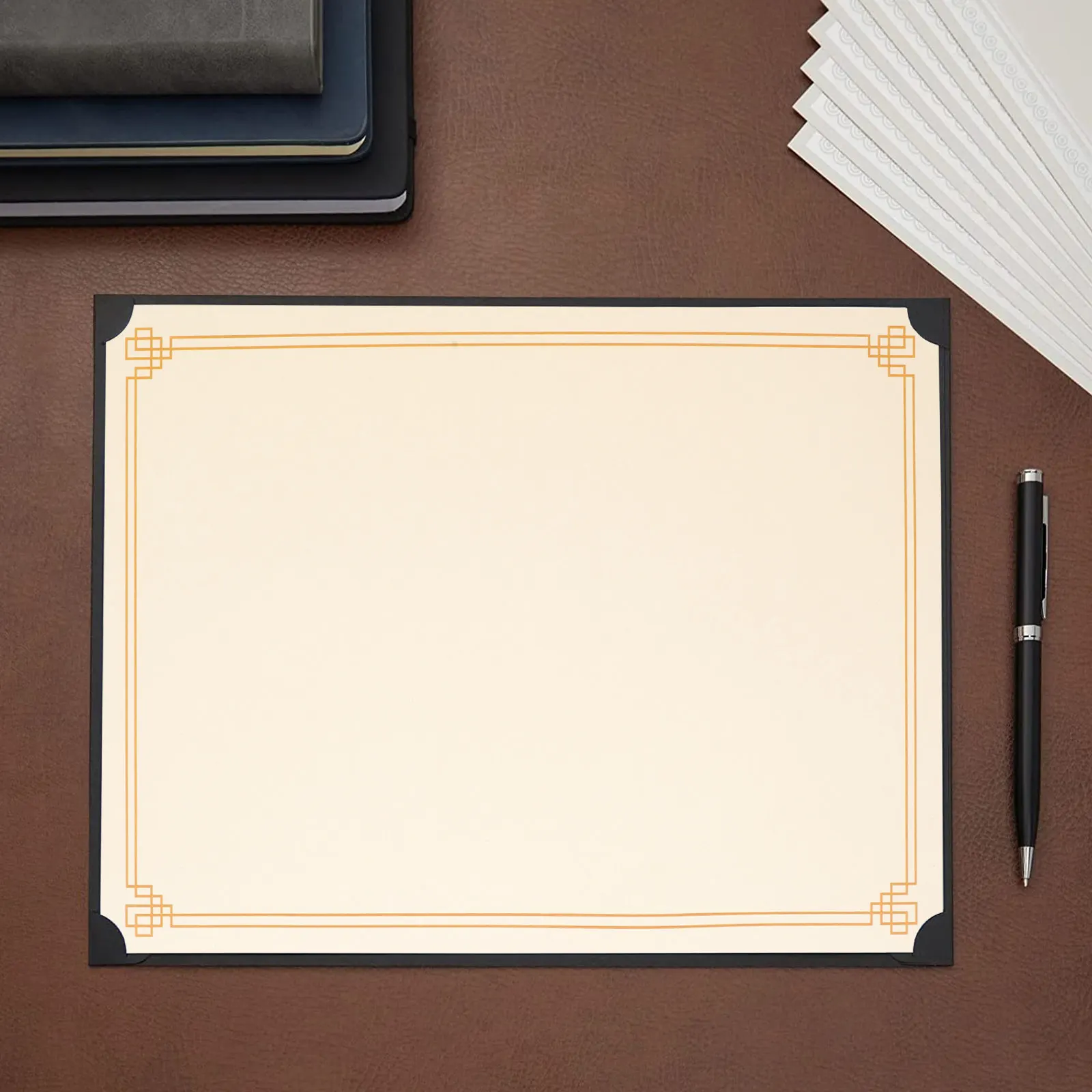 

10Pcs A4 Blank Certificate Paper Writable Printable Diploma Certificate Paper for Awards Graduation Certificates Class