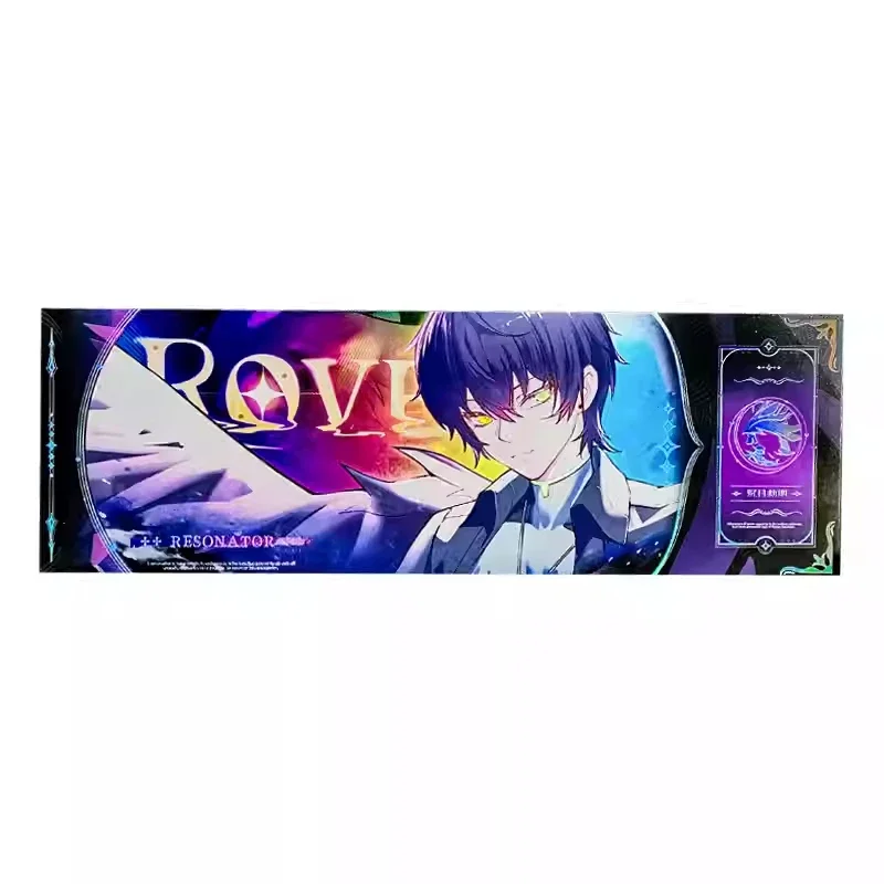 Game Anime Wuthering Waves Rover Cartoon Acrylic Stand Figure Display Model Cosplay Badge Laser Ticket Desktop Decor Gift