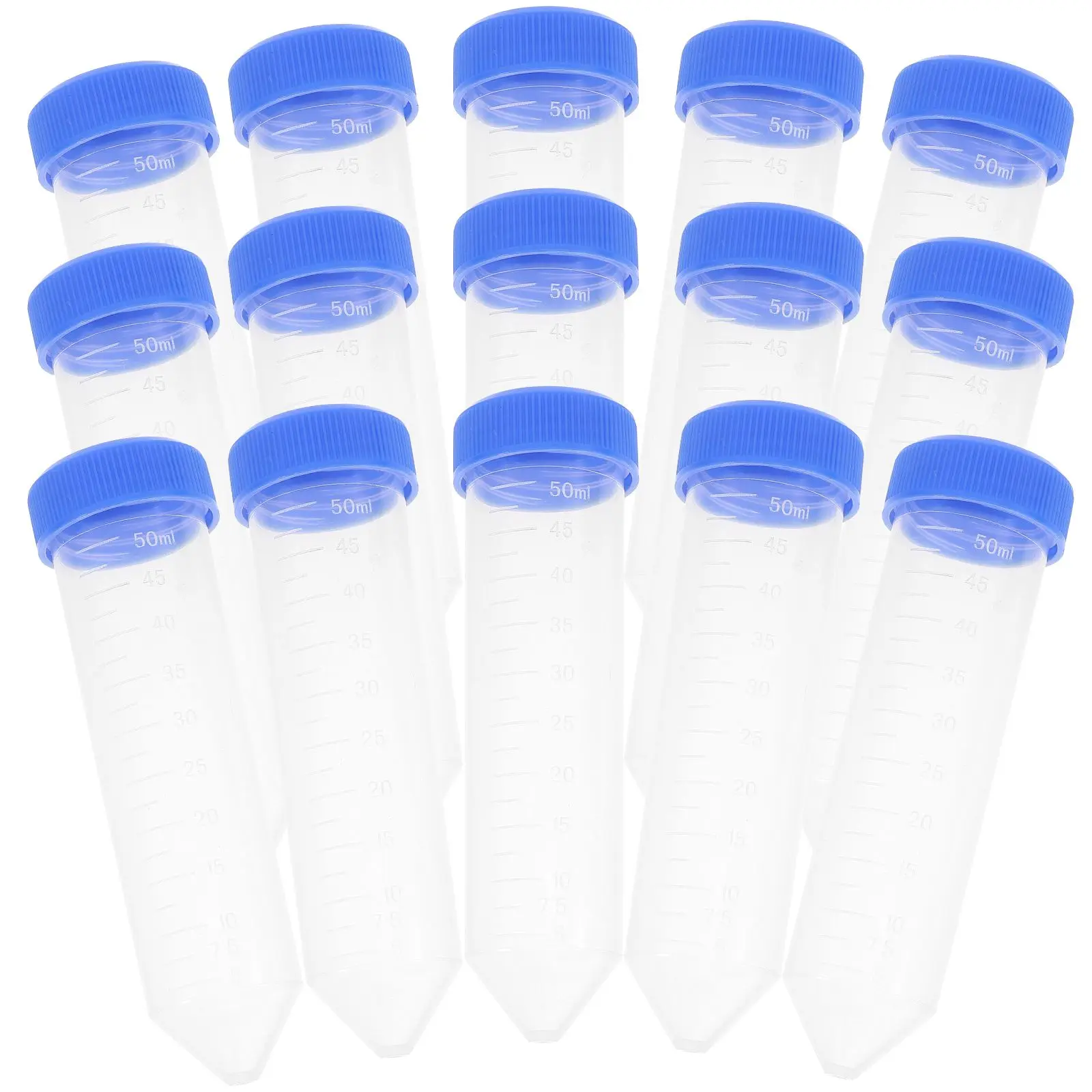 

25 PCS Tube Sample Test Tubes 50ml Laboratory Supplies Can Container Glass