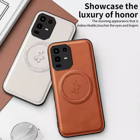 PU Leather Magnetic Case for Tecno Camon Infinix Note 50X 50S 50 40 Pro Hot 40i Shockproof Bumper for Magsafe Charge Back Cover