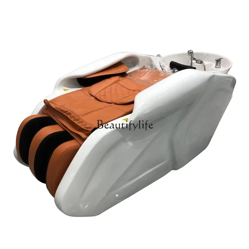 

LAutomatic Intelligent Electric Massage Shampoo Bed Water Circulation Fumigation Head Treatment Salon Barber Bed