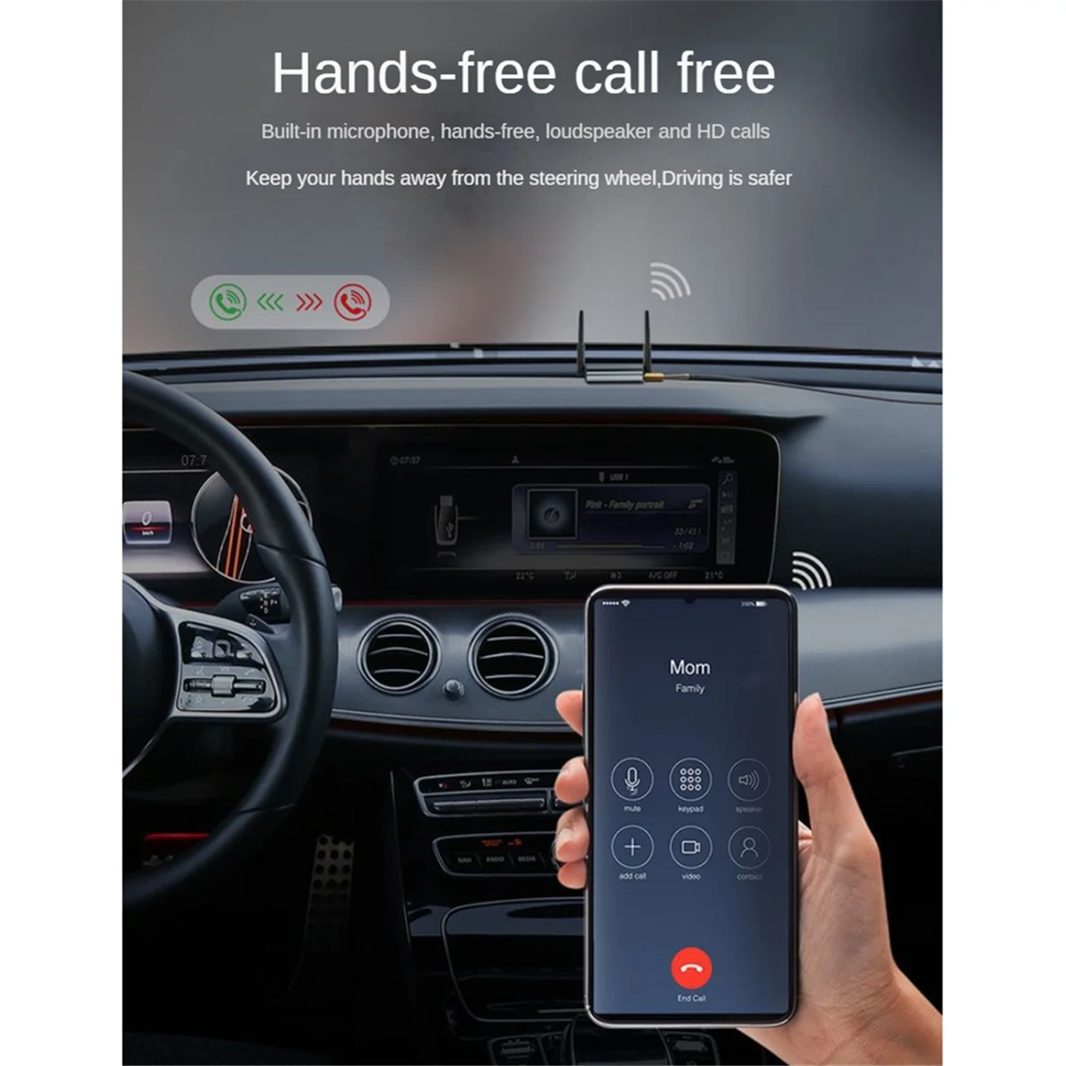 A57G-Aux Audio Bluetooth Empfänger Verlustfreie CSR Audio Adapter HIFI Auto Navigation Anruf RCA Wireless Vintage Lautsprecher 5,0 APTX